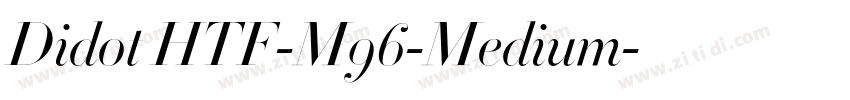 Didot HTF-M96-Medium字体转换